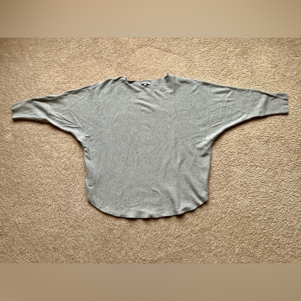 Ribbed Dolman 3/4 Sleeve Sweater